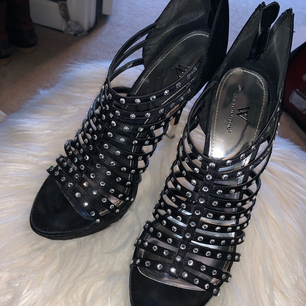 Black high heels